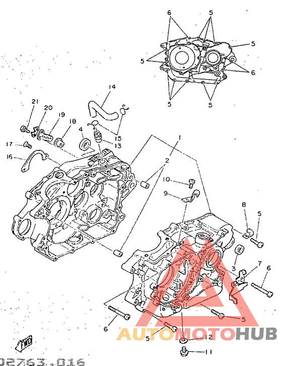 Картер двигателя