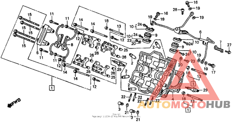 Front cylinder head ii