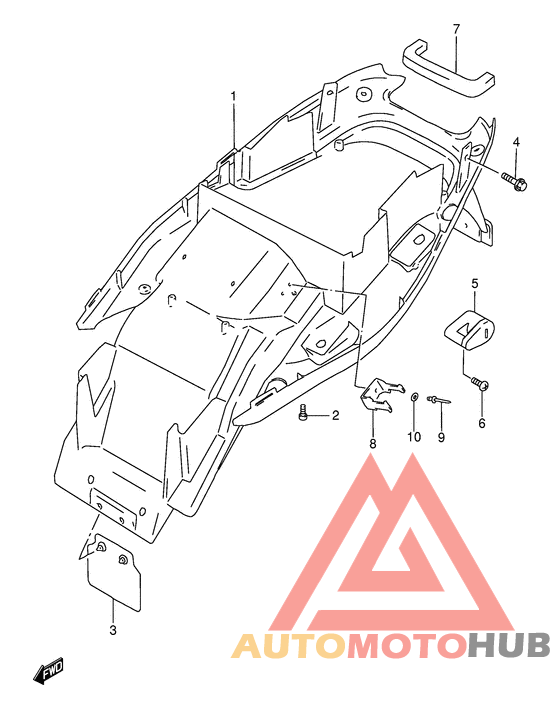 Заднее крыло