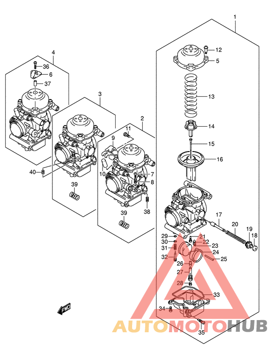 Carburetor assy