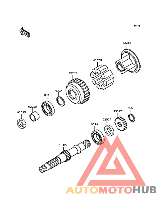 Secondary shaft