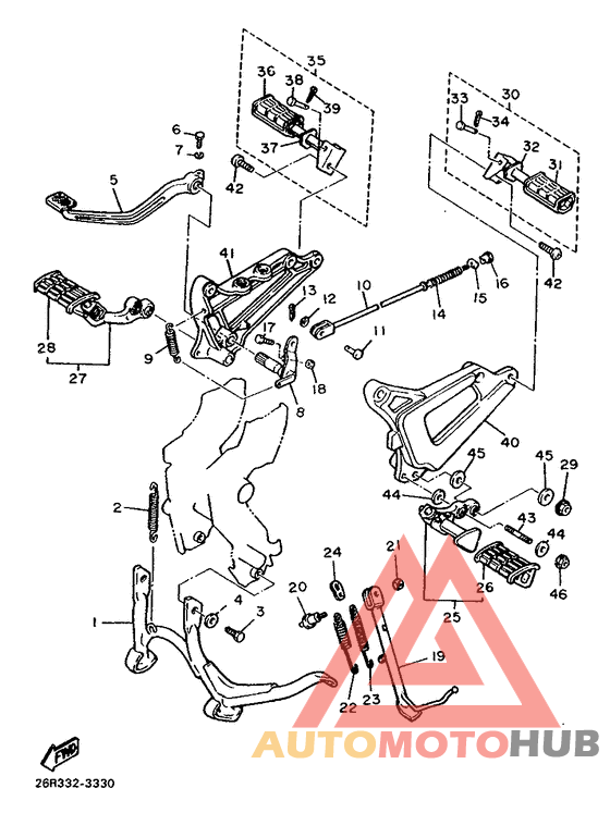 Stand. footrest