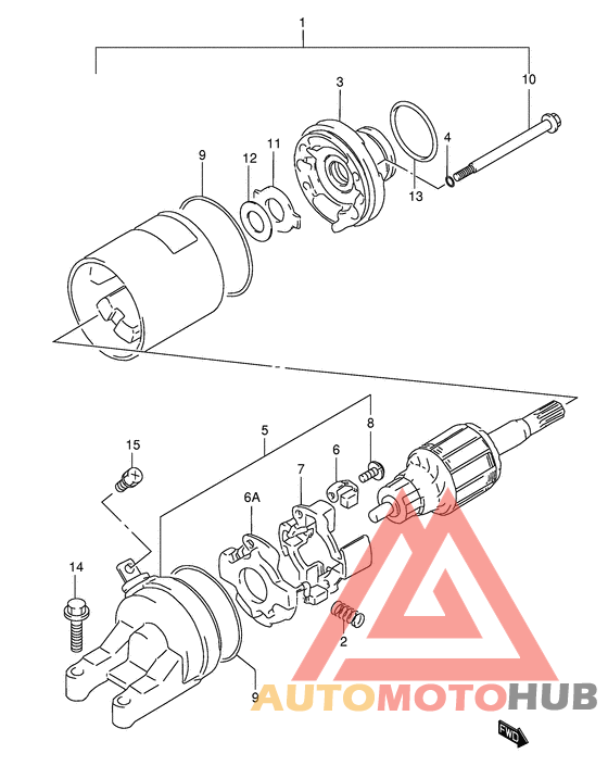 Стартерный мотор