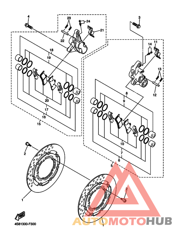 Передний суппорт