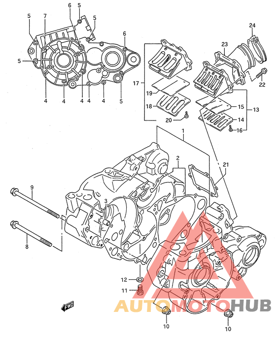 Картер двигателя