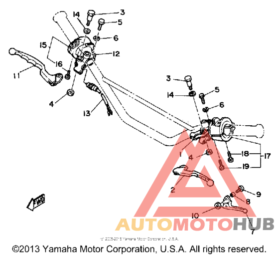 Handle switch - lever