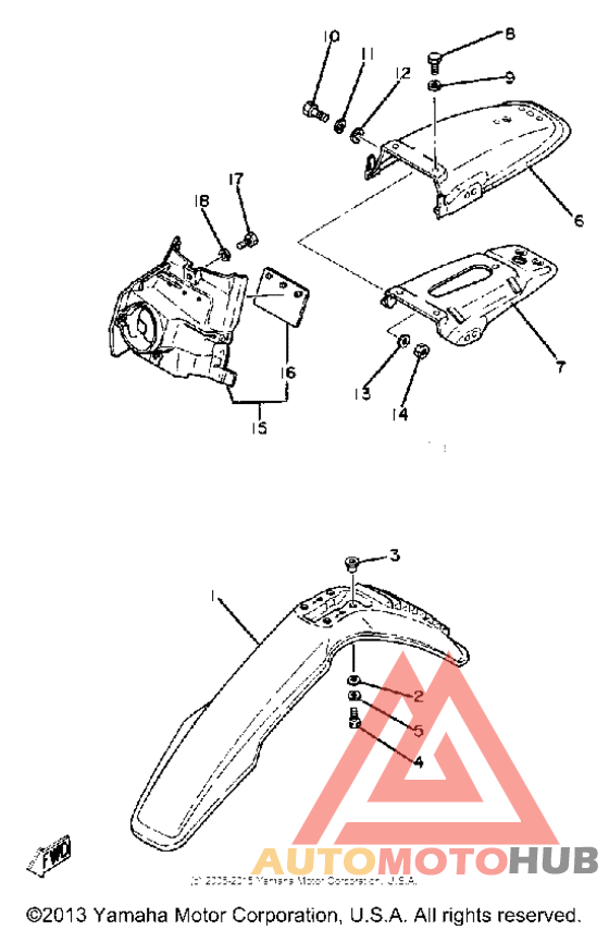 Front fender - rear fender