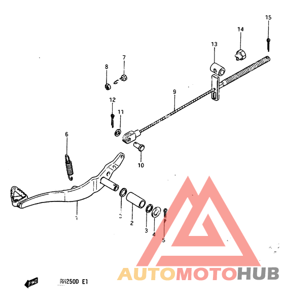 Rear brake model z