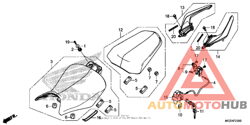 Seat + rear grip