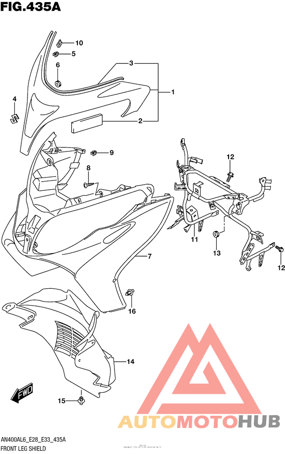 Front Leg Shield (An400Al6 E33)