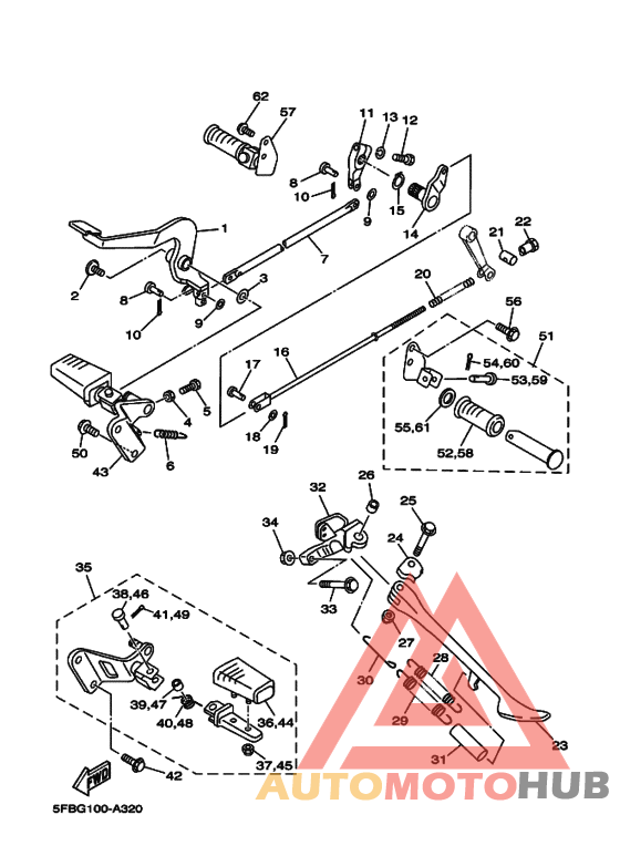 Support & repose pied
