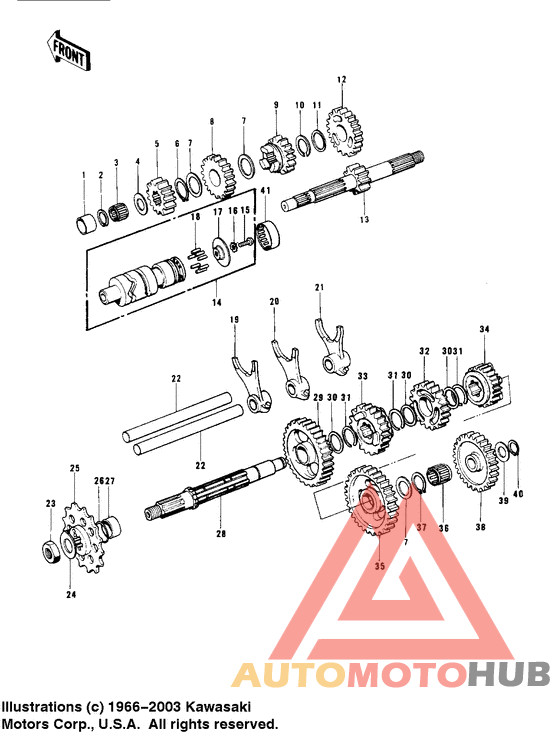 Transmission/change drum