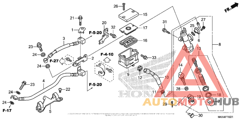 Rear Brake Master Cylinder (2)
