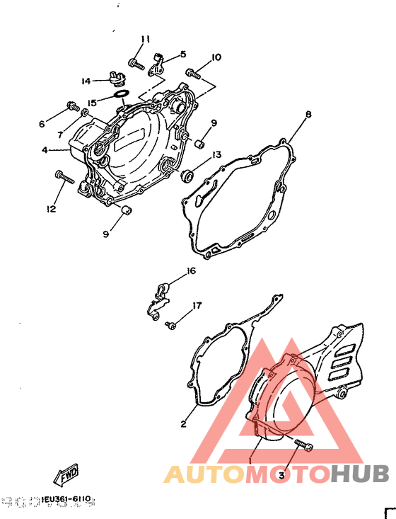 Крышка картера двигателя