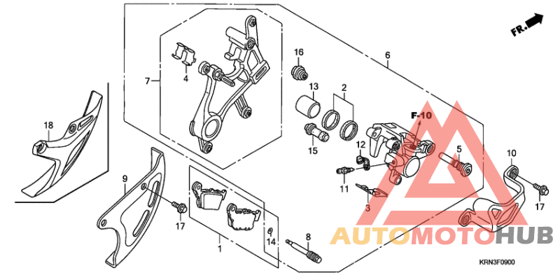 Задний суппорт