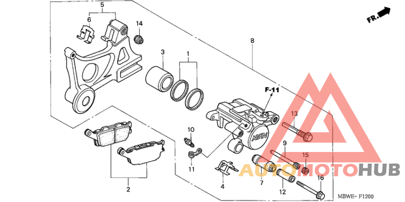 Задний суппорт