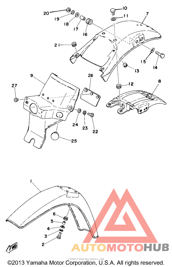 Front fender - rear fender