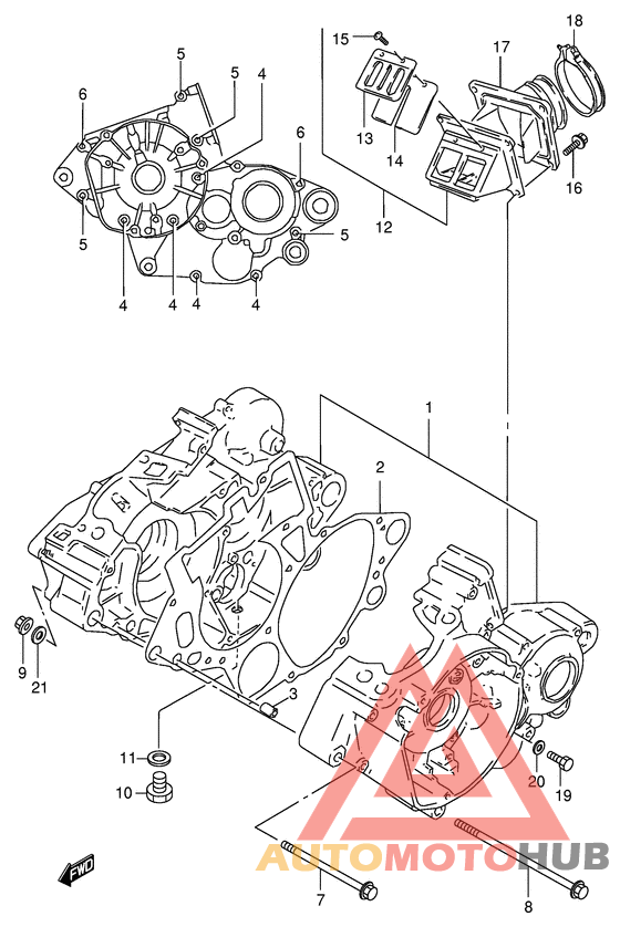 Картер двигателя