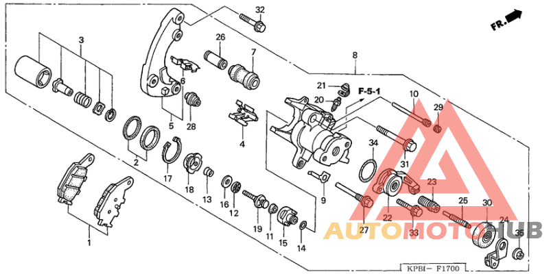 Задний суппорт