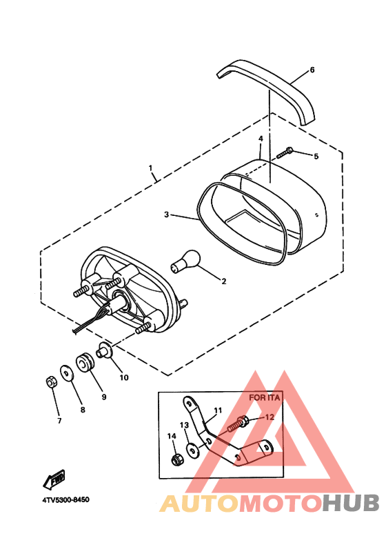 Taillight unit ass`y