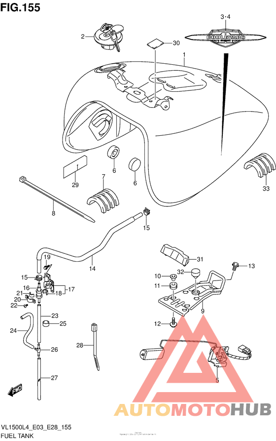 Fuel Tank (Vl1500Bl4 E03)