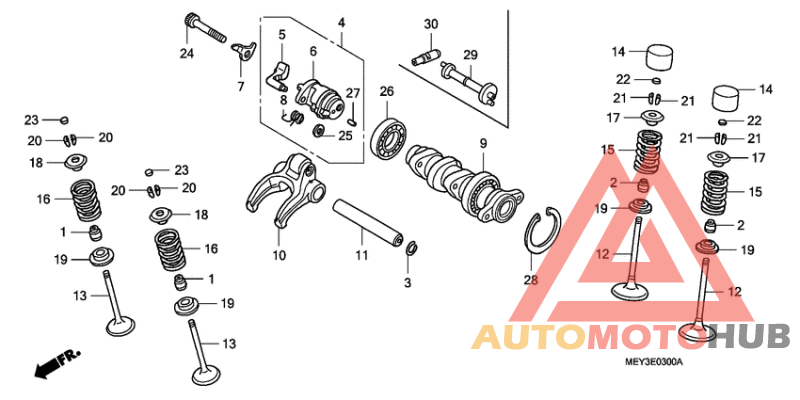 Распред вал/клапана