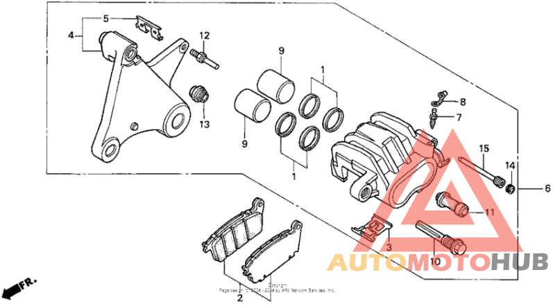 Задний суппорт