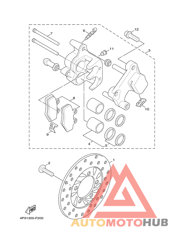 Передний суппорт