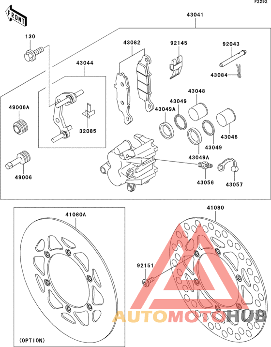 Front brake(kx85-a3/b3)