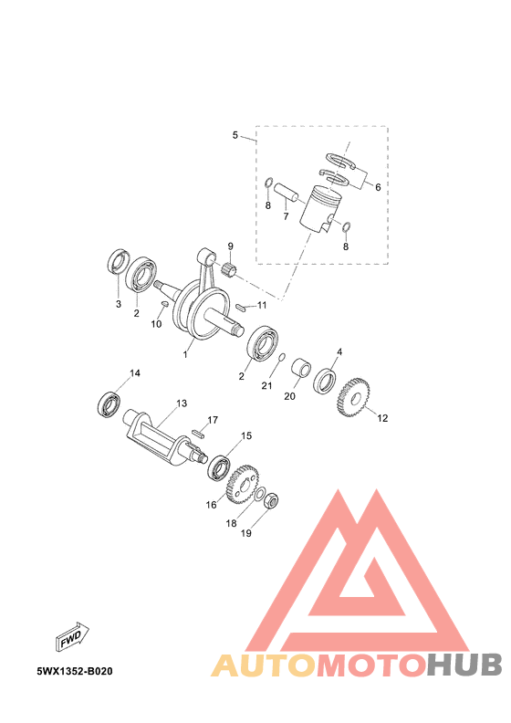 Crankshaft & piston