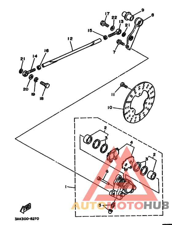 Задний суппорт