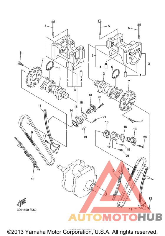 Цепь механизма газораспределения