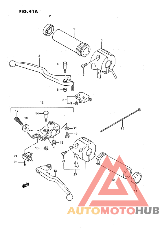 Рулевой переключатель