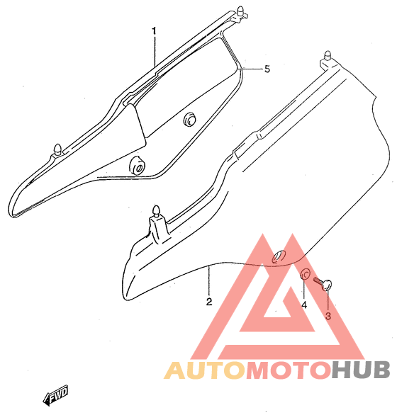 Обтекатель задний