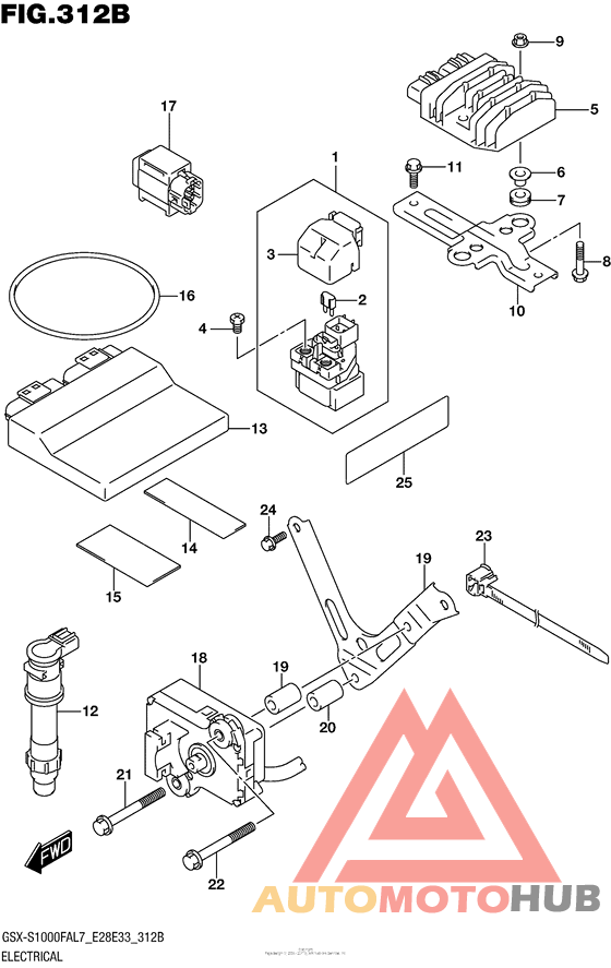 Electrical (Gsx-S1000Fal7 E33)