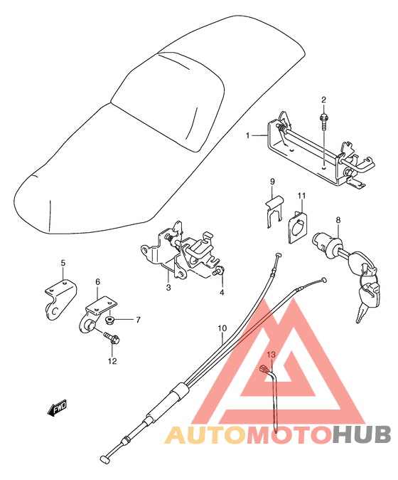 Seat support bracket