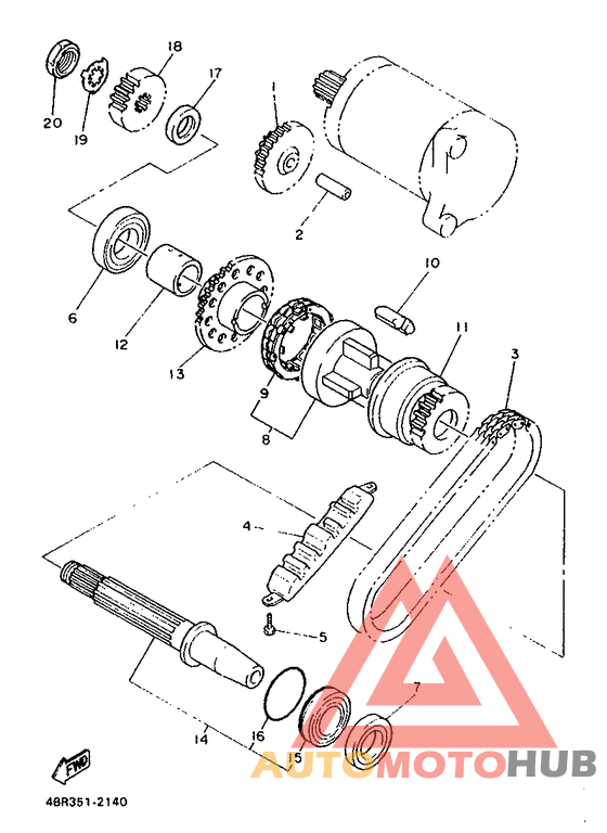 Муфта стартера