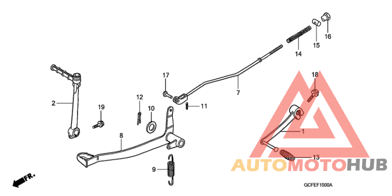 Brake pedal assy