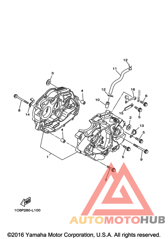 Картер двигателя