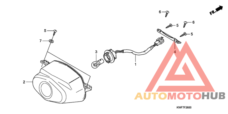 Taillight unit ass`y
