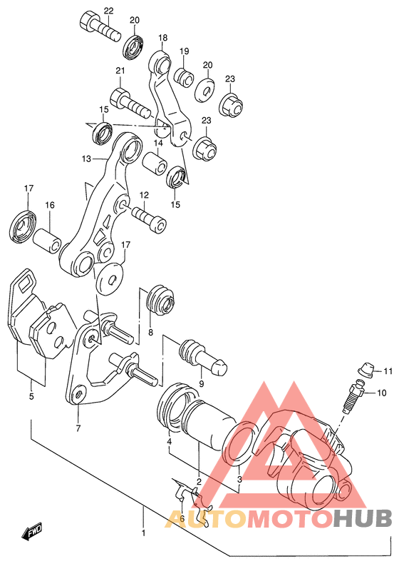 Передний суппорт