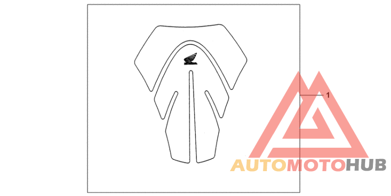 Tank pad/fuel lid
