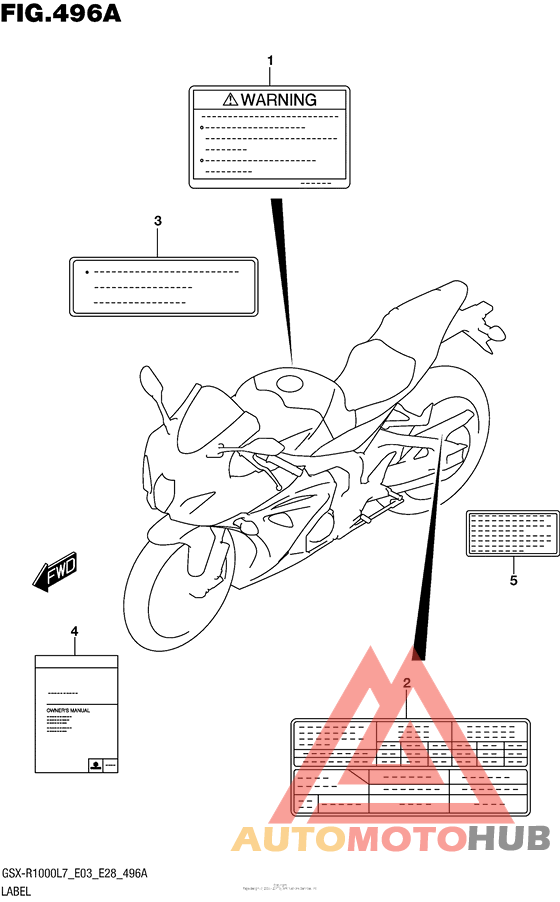 Label (Gsx-R1000L7 E03)