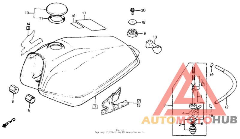 Fuel tank 82