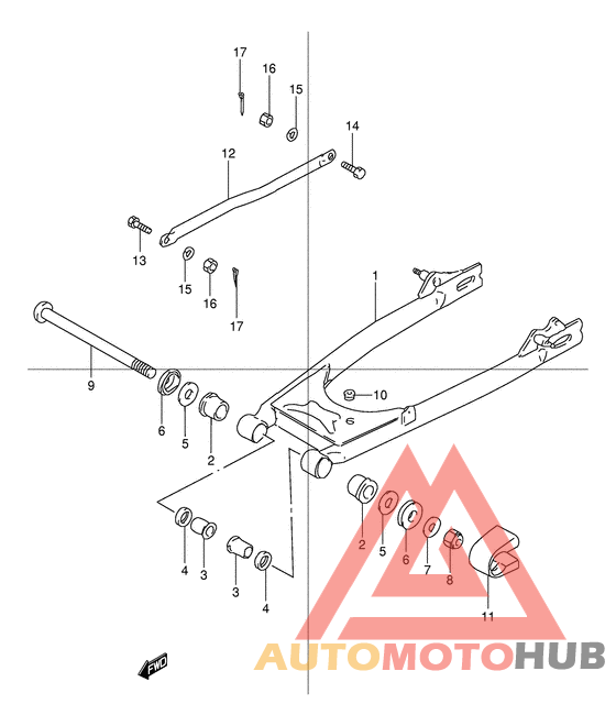 Маятник задний