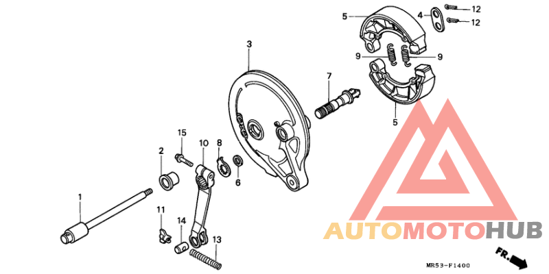 Задний тормоз