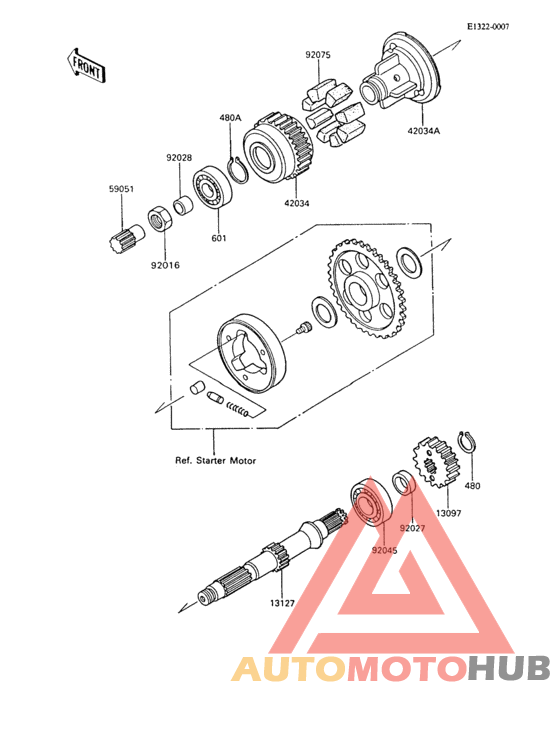 Secondary shaft