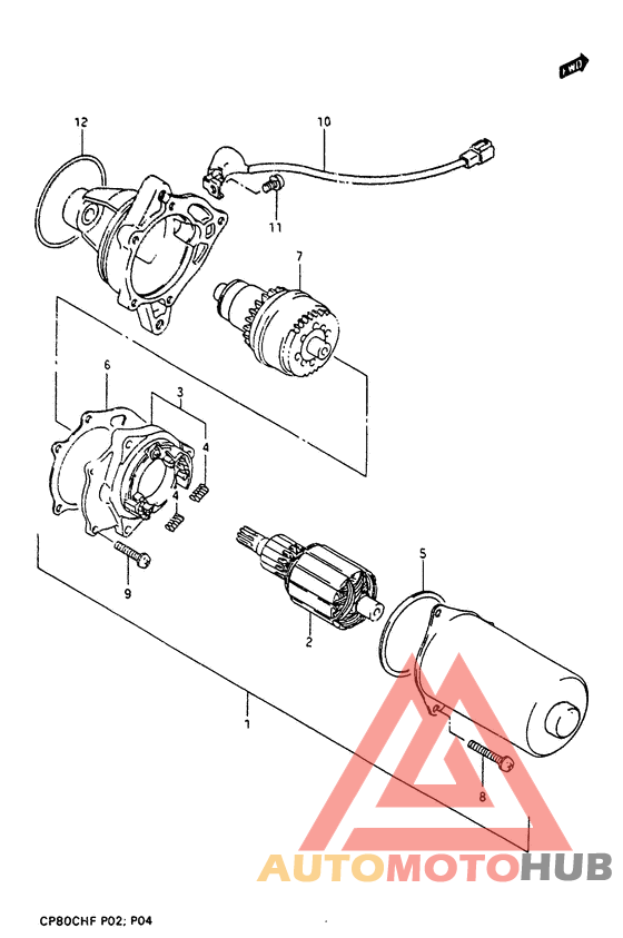 Moteur demarreur
