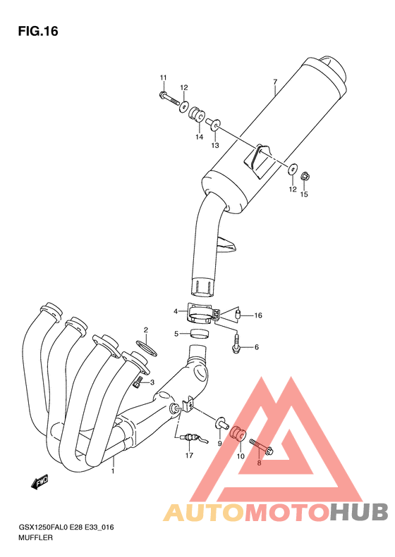 Muffler comp