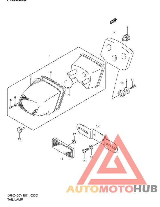 Задний фонарь